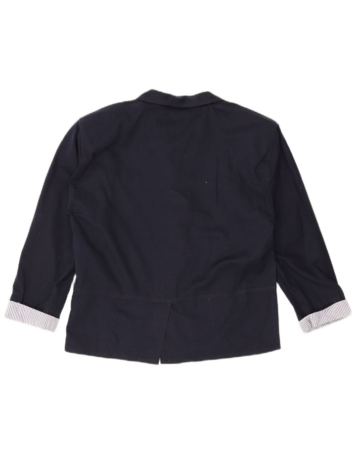 Blazer Vintage pentru bărbați cu 2 nasturi UK 38 Medium Bleumarin
