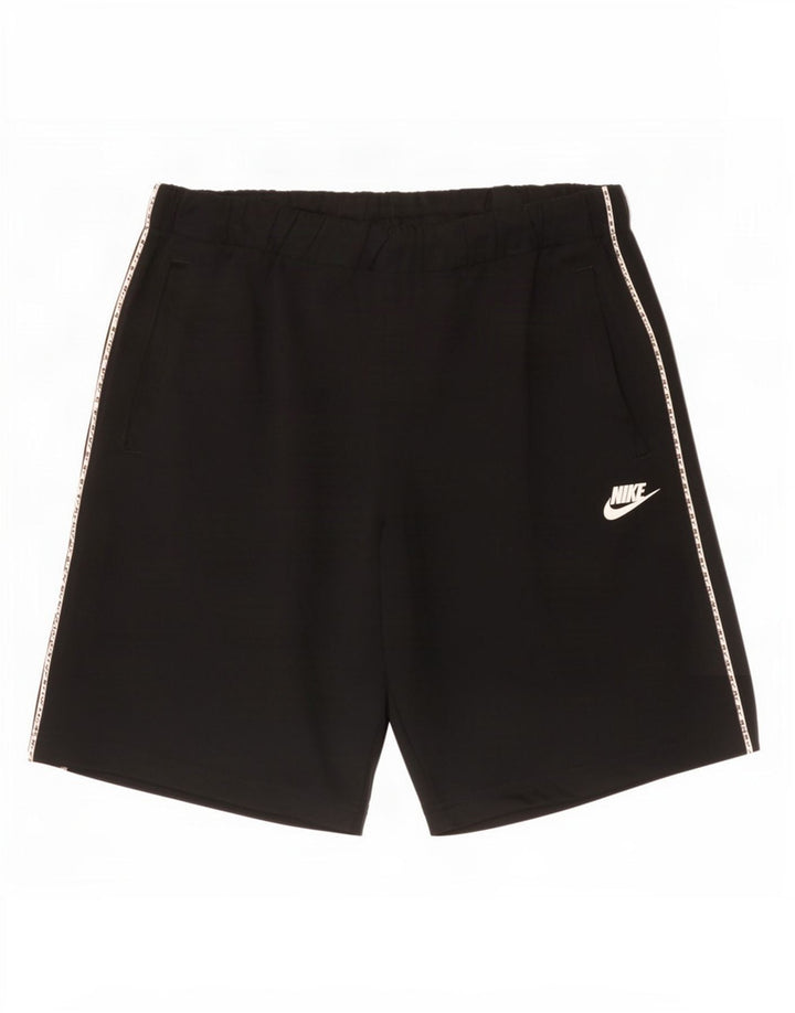 Pantaloni scurți sport Nike pentru bărbați, poliester mediu negru
