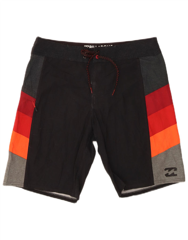Pantaloni scurți de înot Billabong pentru bărbați, negru mediu, poliester color bloc