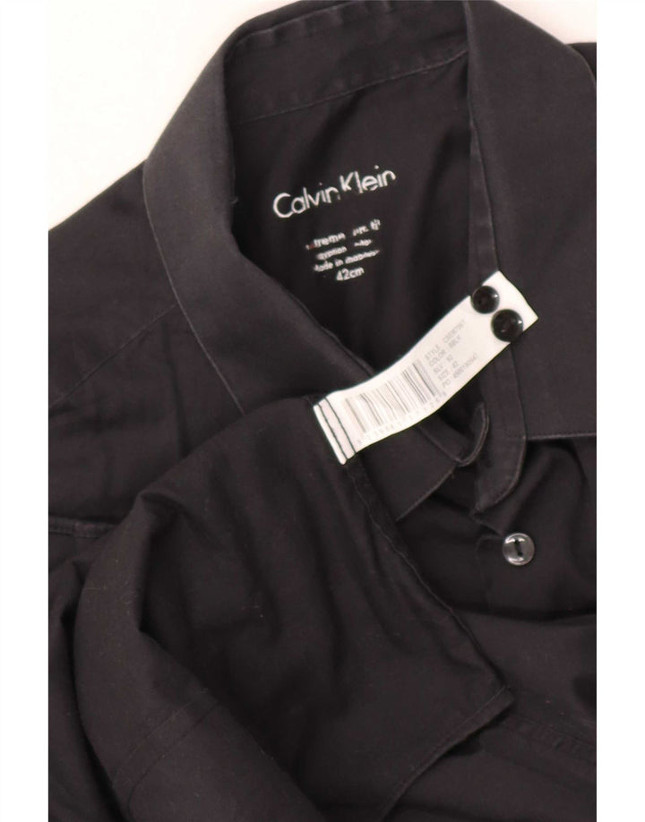 Cămașă pentru bărbați Calvin Klein Mărimea 42 Lung Negru
