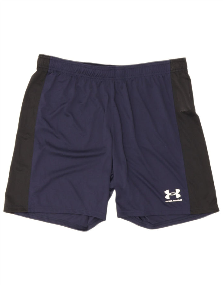 Pantaloni scurți sport Under Armour pentru bărbați, XL, bleumarin, poliester color bloc