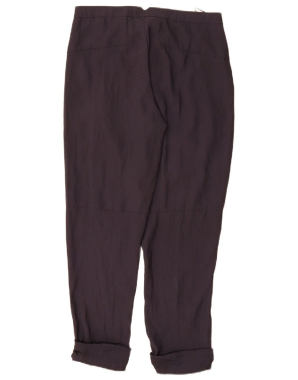 Pantaloni casual drepti pentru femei Topshop UK 6 XS L26 L26 Poliester bleumarin