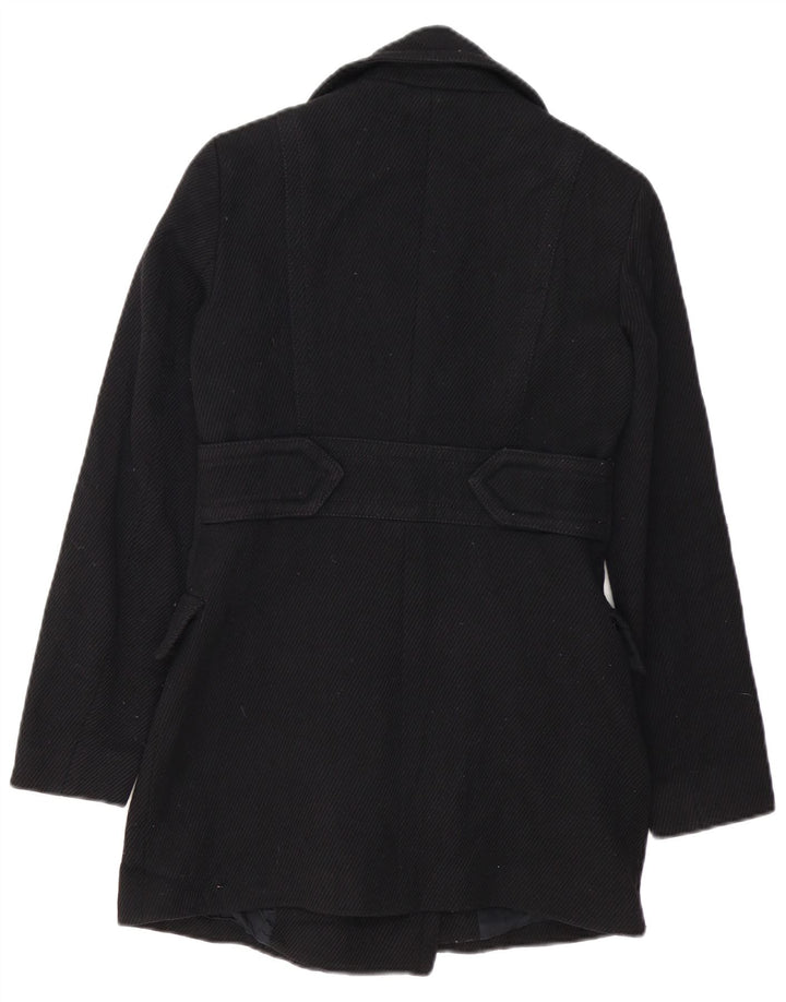 Massimo Dutti Jachetă Blazer Femeie Dublu Breasted EU 36 XS Poliamidă Neagră