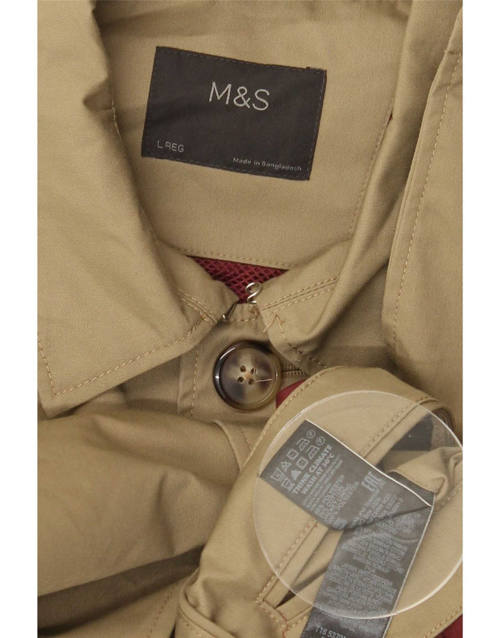 Palton pentru bărbați Marks & Spencer UK 40 Poliester kaki mare