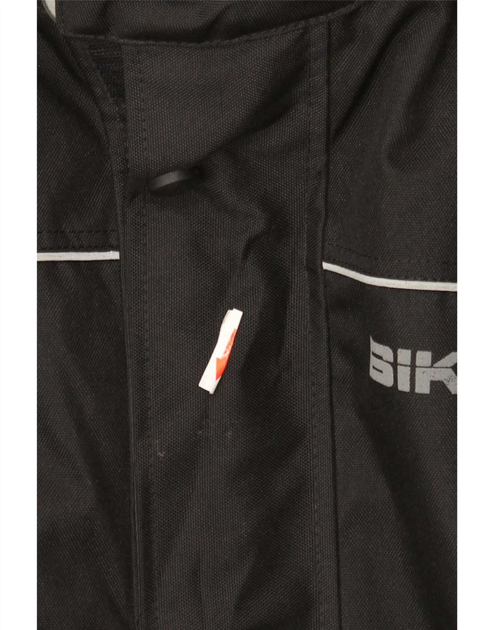 Jachetă pentru bărbați Biker Biker Racer Mărimea 50 Mediu Negru Poliester Colorblock