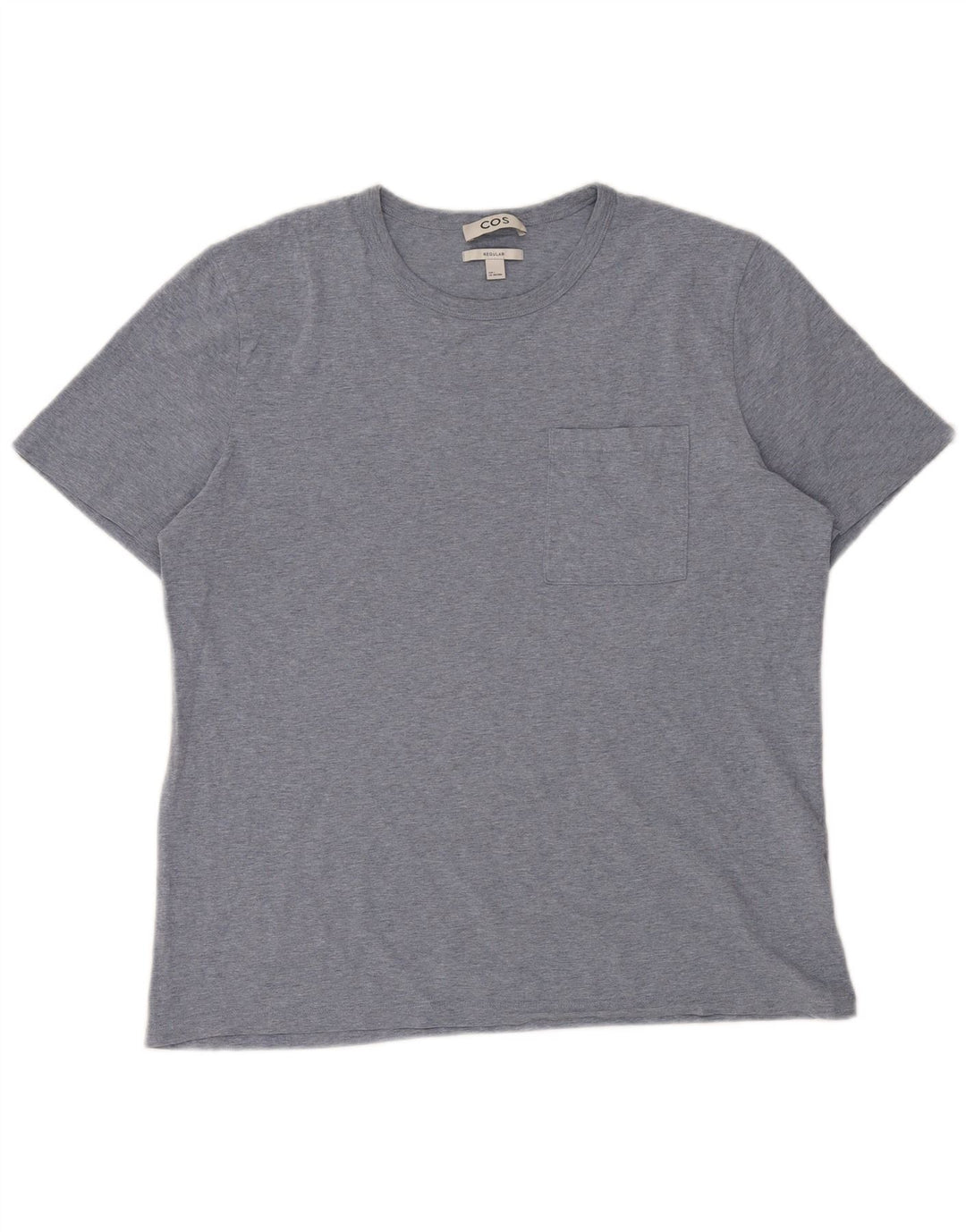 Cos Tricou obișnuit pentru bărbați Top mare, albastru, bumbac cu pete