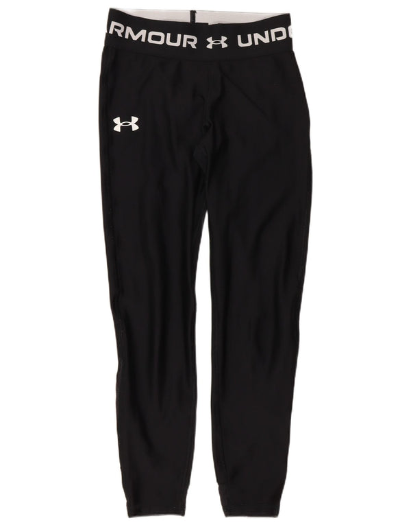 Leggings Capri Graphic pentru femei Under Armour UK 4 XS poliester negru