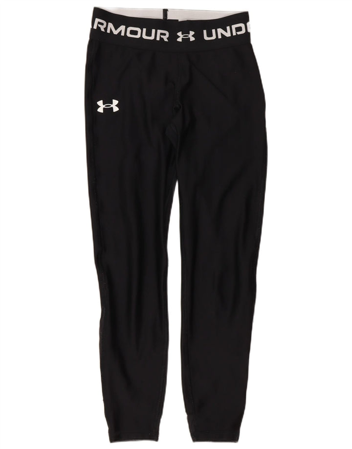 Leggings Capri Graphic pentru femei Under Armour UK 4 XS poliester negru