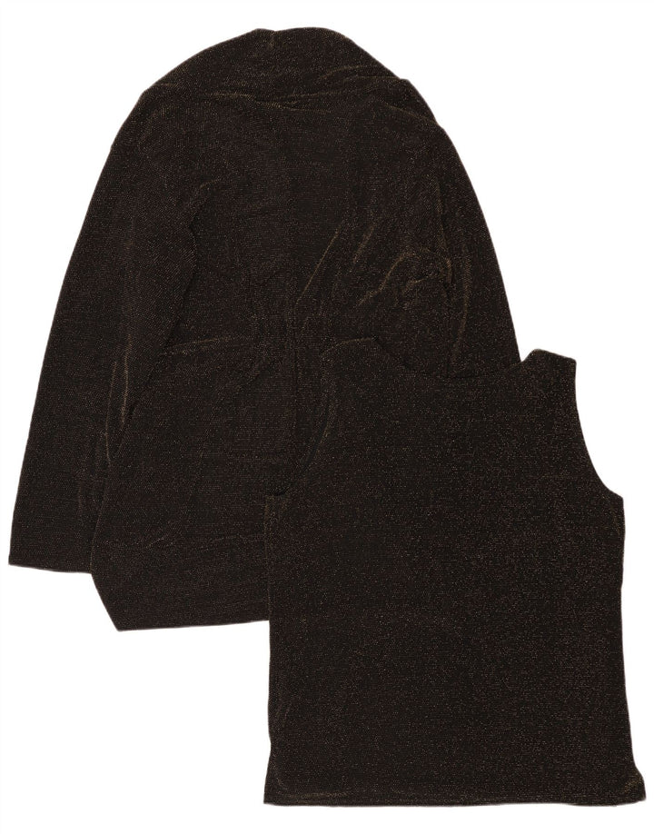 Set 2 piese Vintage pentru femei UK 18 XL Nylon negru