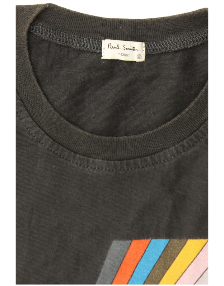 Tricou grafic pentru bărbați PAUL SMITH Top mic bumbac negru