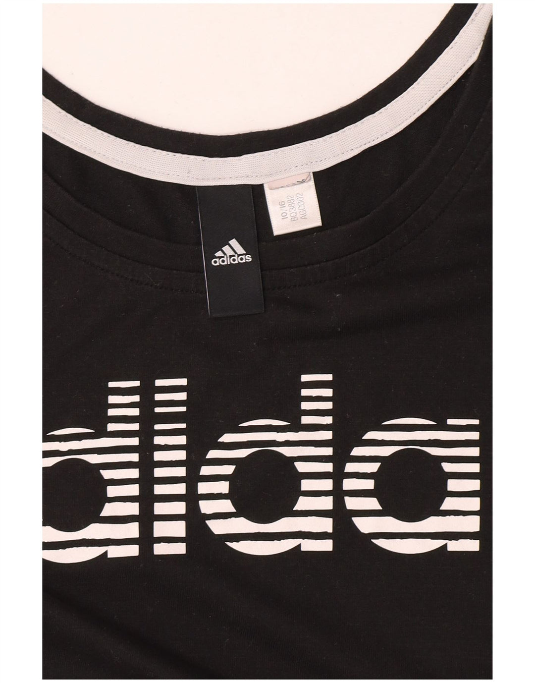 Tricou grafic Adidas pentru femei Top UK 12 Medium Negru