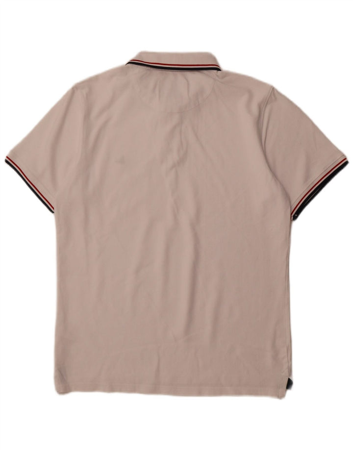 JACK WILLS Tricou polo pentru bărbați, bumbac alb mediu