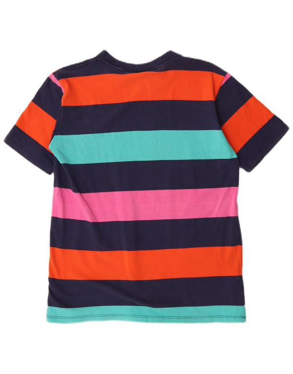 Lacoste Womens Graphic T-Shirt Top UK 14 Medium Multicoloured Striped