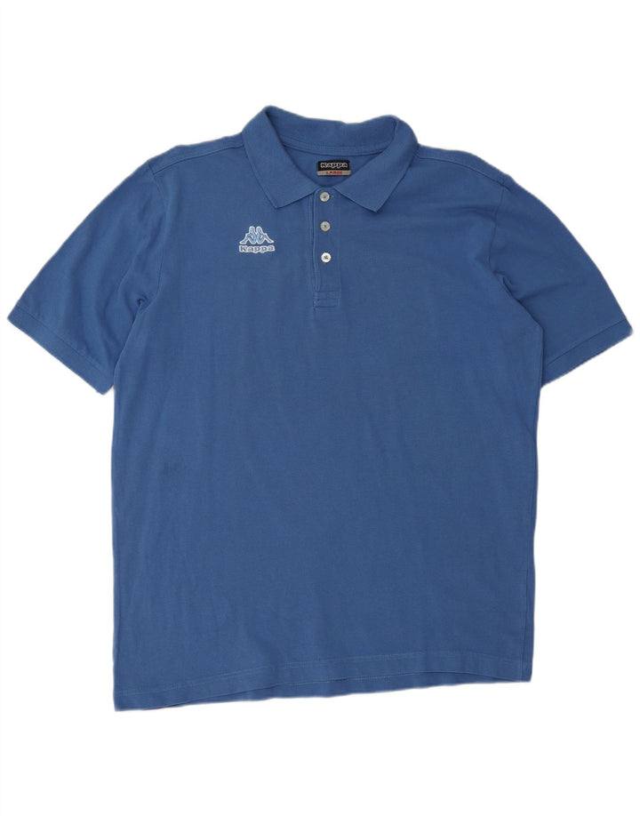 Cămașă polo pentru bărbați KAPPA, mare, albastru, bumbac