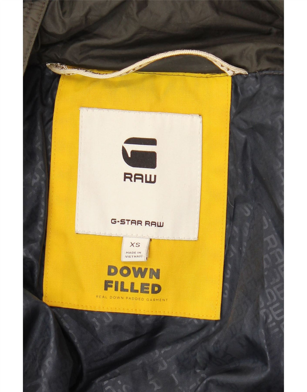 Jachetă căptușită G-STAR pentru bărbați, cu o formă lejeră, UK 34 XS Kaki