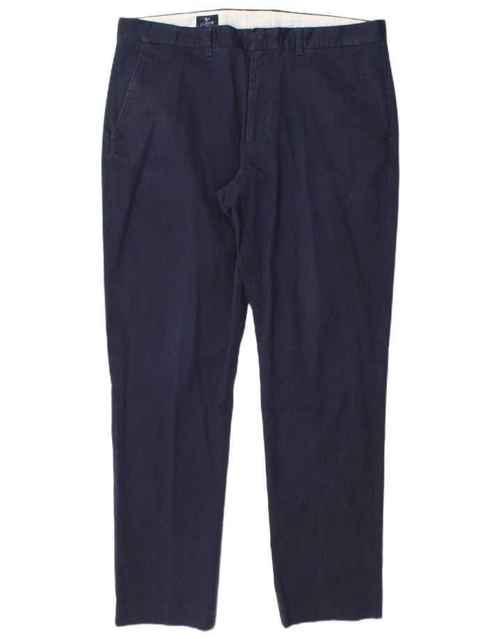 Pantaloni chino Flex Slim pentru bărbați J. CREW L35 L30 Bumbac bleumarin