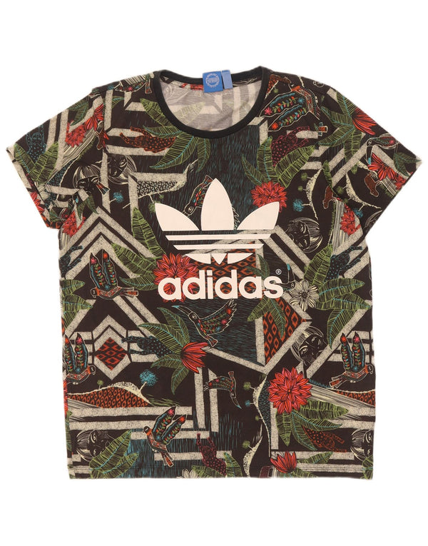 Tricou grafic Adidas pentru femei Top UK 14 Medium Multicolor Floral