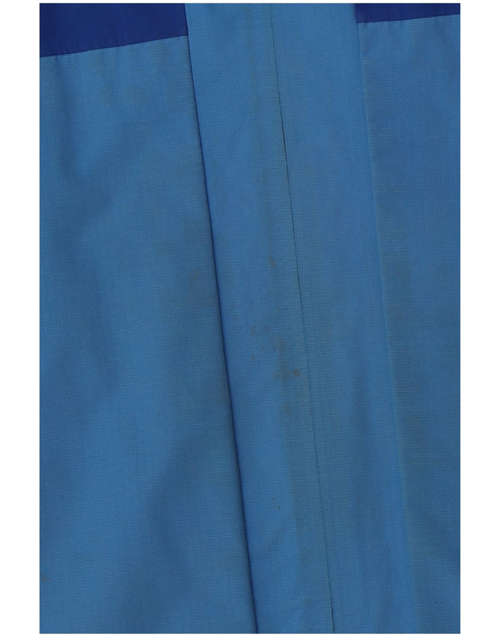 Jachetă de ploaie Omni-Tech cu glugă pentru bărbați COLUMBIA UK 38, albastru mediu, color block