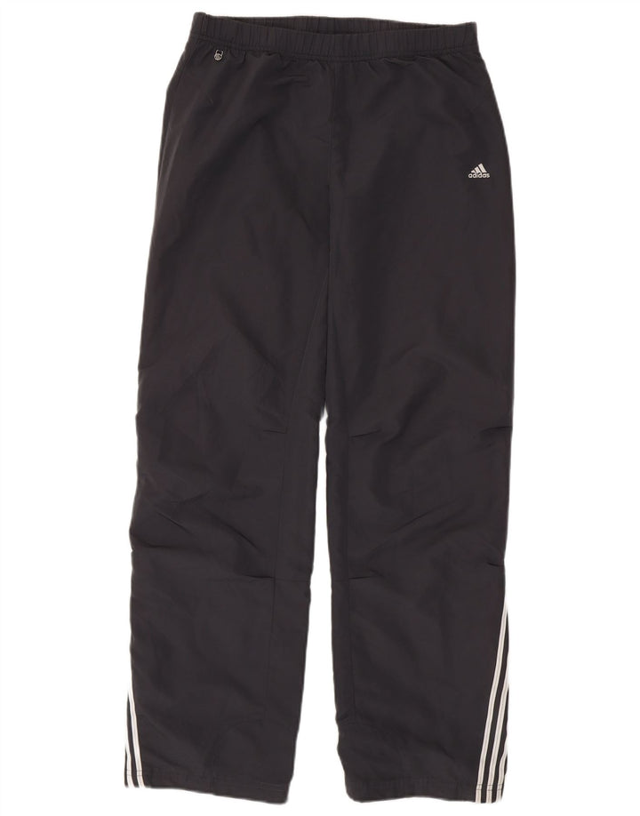Pantaloni de trening Adidas Climalite pentru femei UK 12 Poliester mediu negru