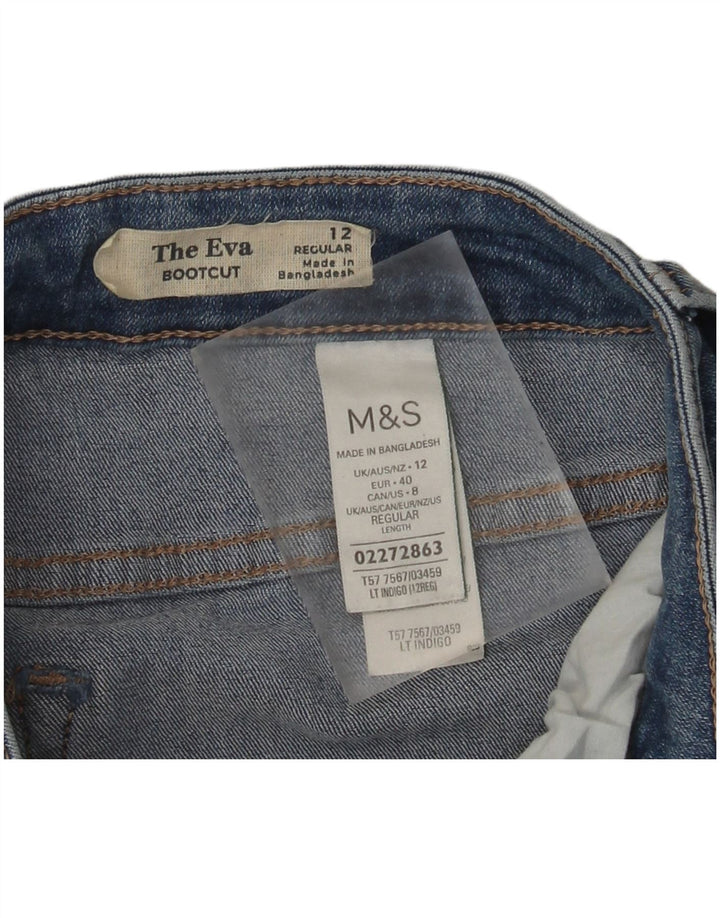 Blugi The Ivy Bootcut pentru femei Marks & Spencer UK 12 Medium W30 L29 Blue