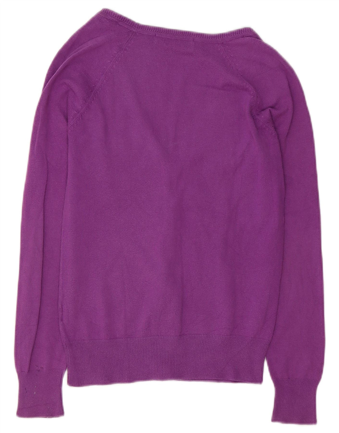 Pulover cardigan pentru femei ZARA UK 10 mic violet din bumbac