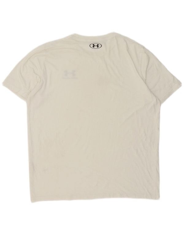 Tricou Under Armour pentru bărbați Top Large White