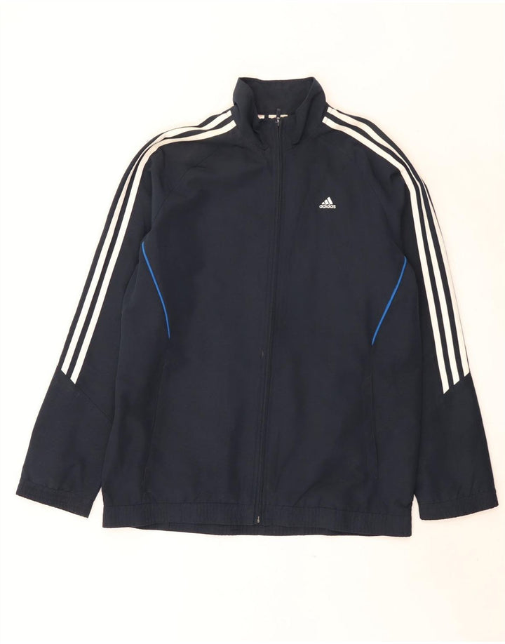 Trening complet pentru băieți Adidas 15-16 ani, albastru bleumarin, poliester