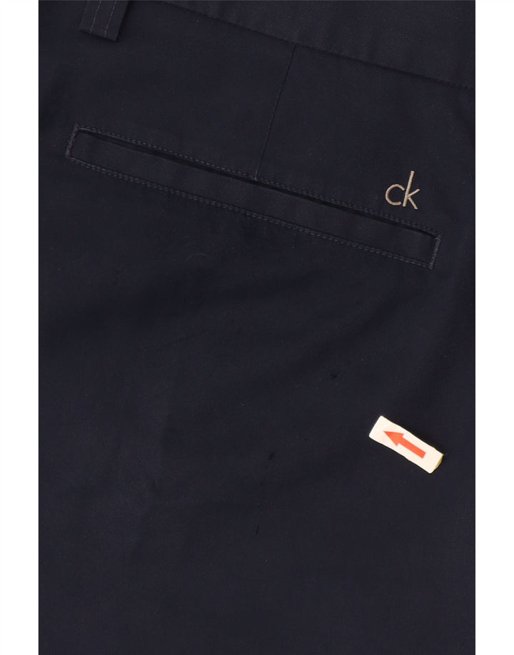 Pantaloni scurți chino pentru bărbați CALVIN KLEIN W38 XL poliester bleumarin