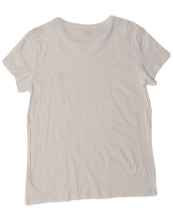 Tricou pentru femei Lotto UK 18 XL Bumbac alb