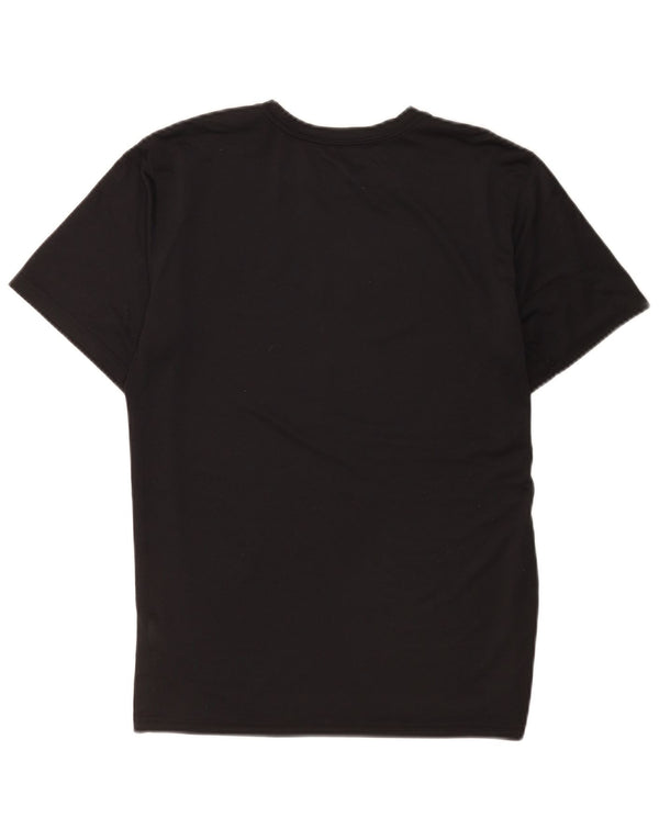 Tricou grafic Nike Dri Fit Regular pentru femei Top UK 16 Poliester negru mare