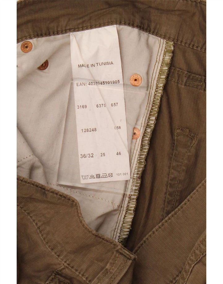 Pantaloni scurți casual pentru bărbați MUSTANG W36, bumbac kaki mare