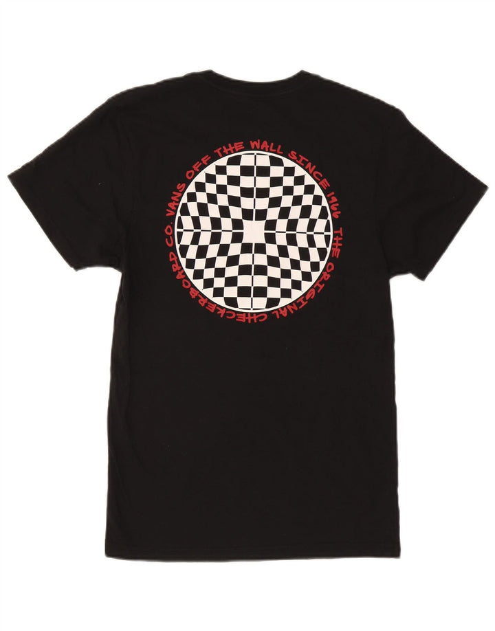 Tricou grafic Vans pentru bărbați Top mic bumbac negru