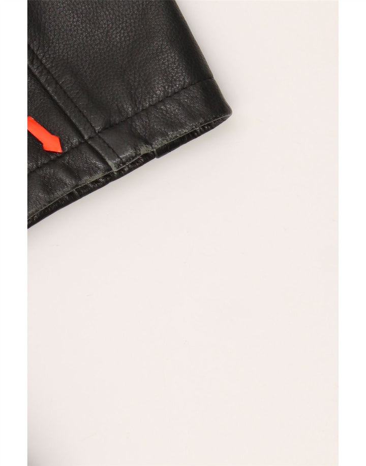 Jachetă de piele pentru bărbați Conbipel IT 54 XL din piele neagră