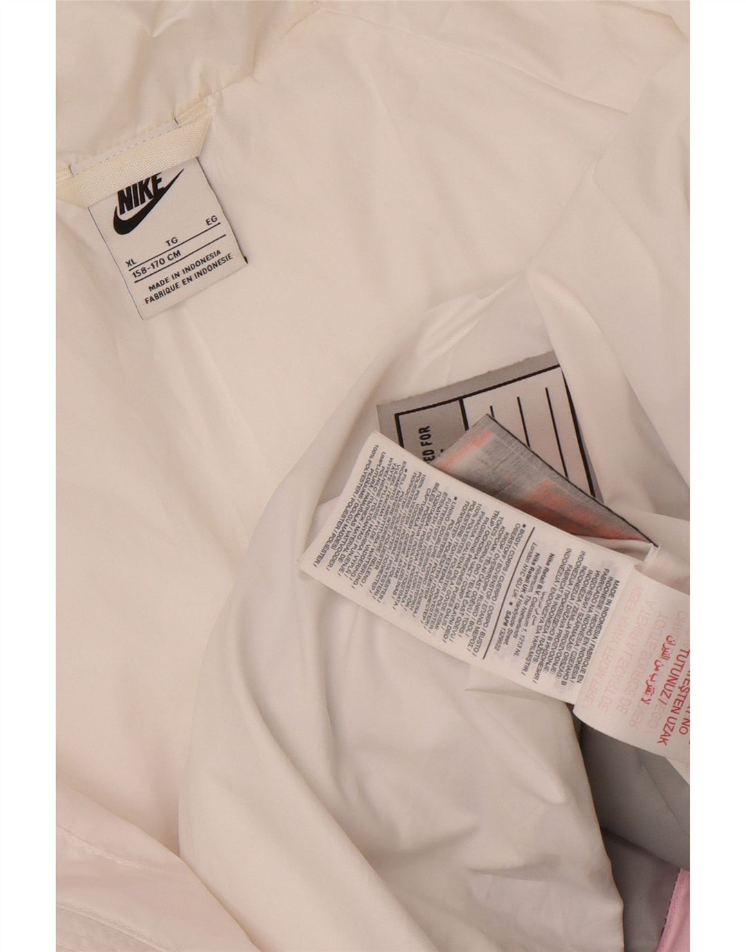 Jachetă căptușită cu glugă Nike pentru băieți 13-14 ani XL, multicoloră