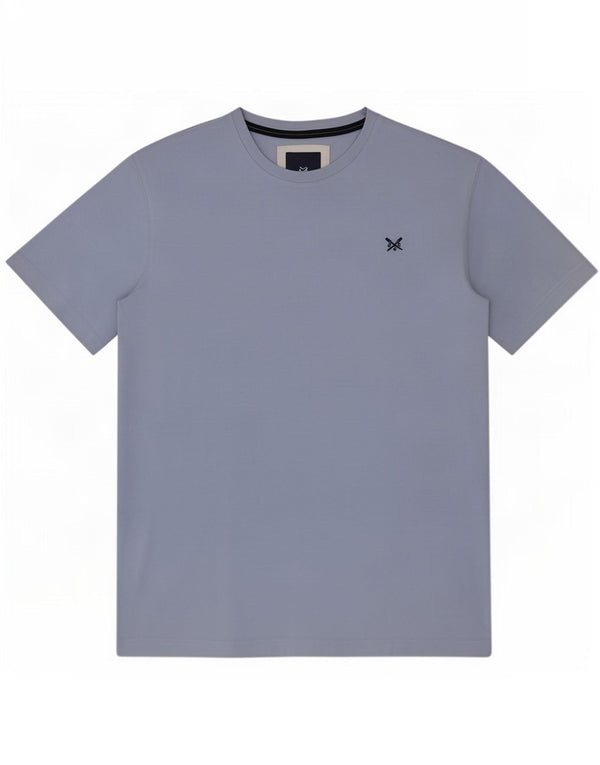 Crew Clothing Tricou Bărbați Top Medium Blue Bumbac