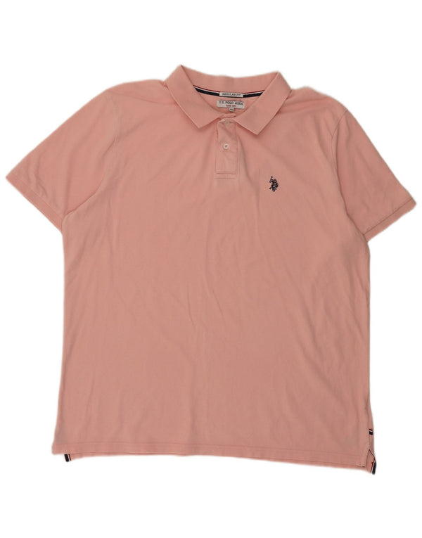 U.S. Polo Assn. Cămașă polo pentru bărbați, 2XL, roz, bumbac