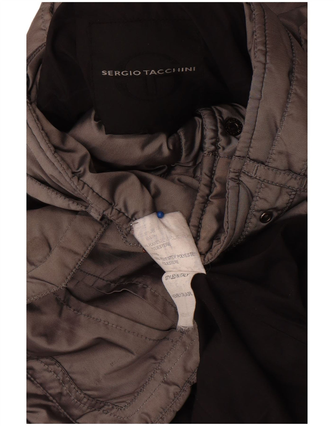 Jachetă militară pentru femei Sergio Tacchini UK 8 Small Gri Nylon