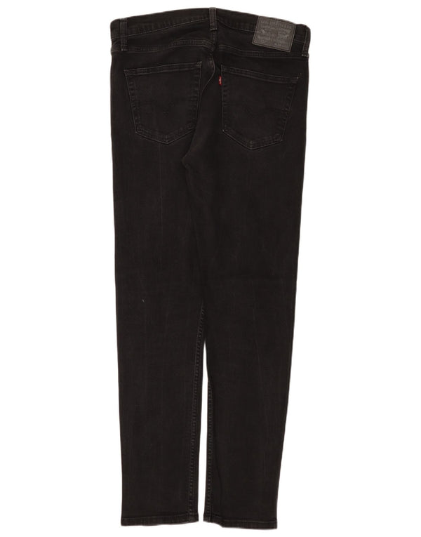 Blugi conici pentru bărbați Levi's 512 Slim Tapered W34 L32 Black