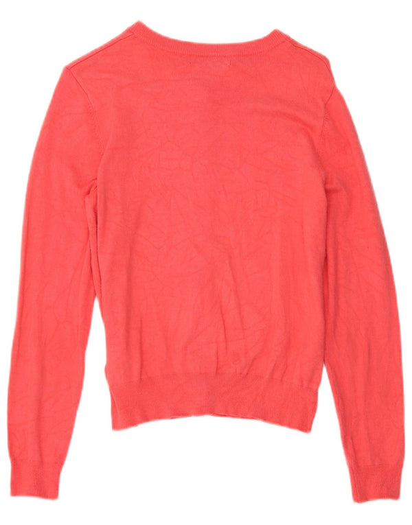 Pulover pentru femei Marks & Spencer Crop Cardigan UK 12 Medium Pink Viscose