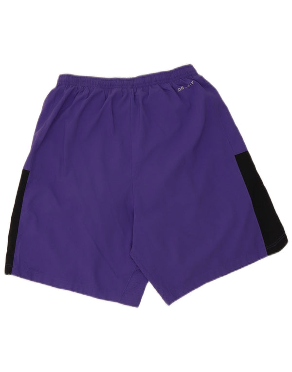 Pantaloni scurti sport Nike pentru femei UK 10 Poliester violet mic