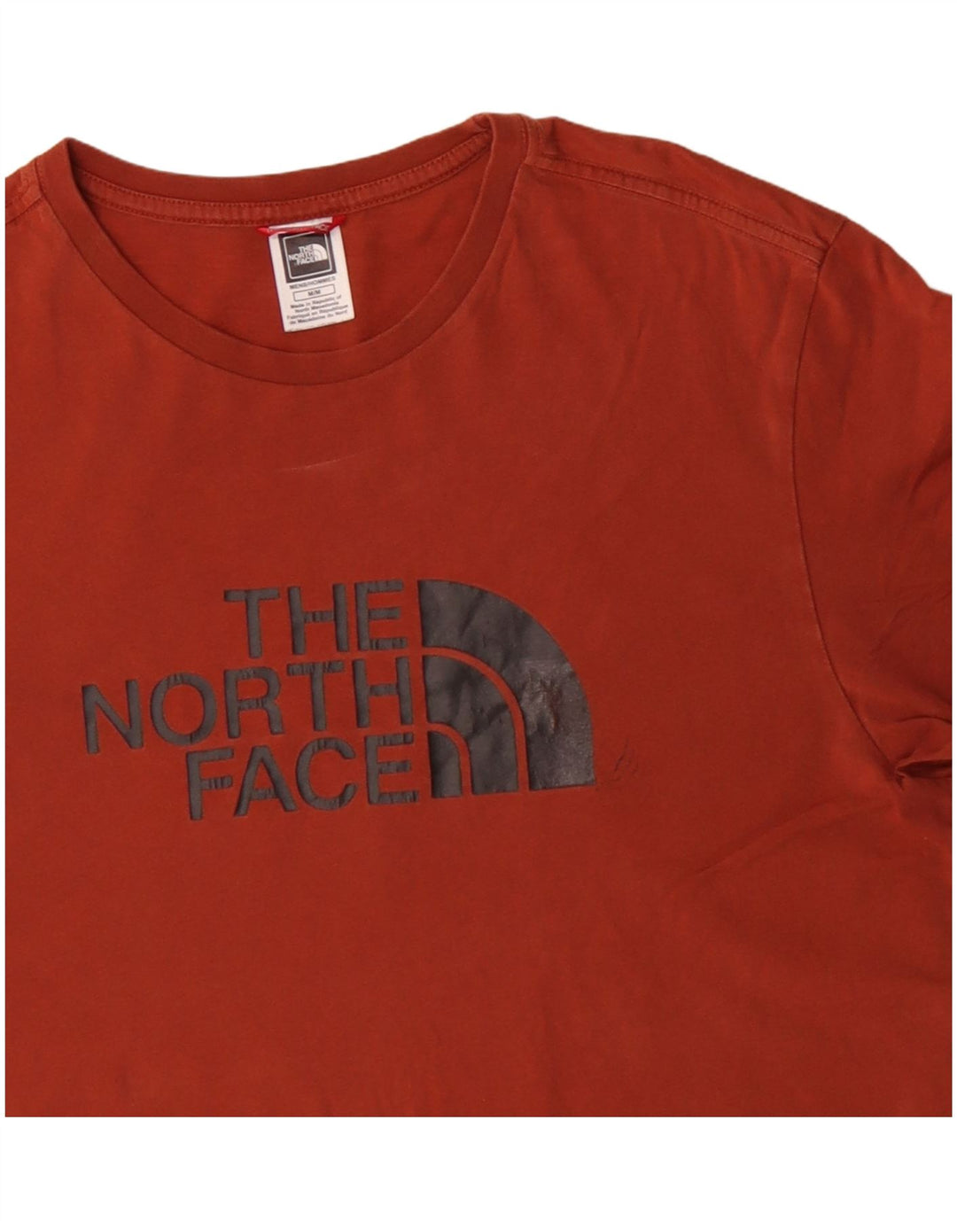 Tricou grafic pentru bărbați THE NORTH FACE Top din bumbac roșu mediu