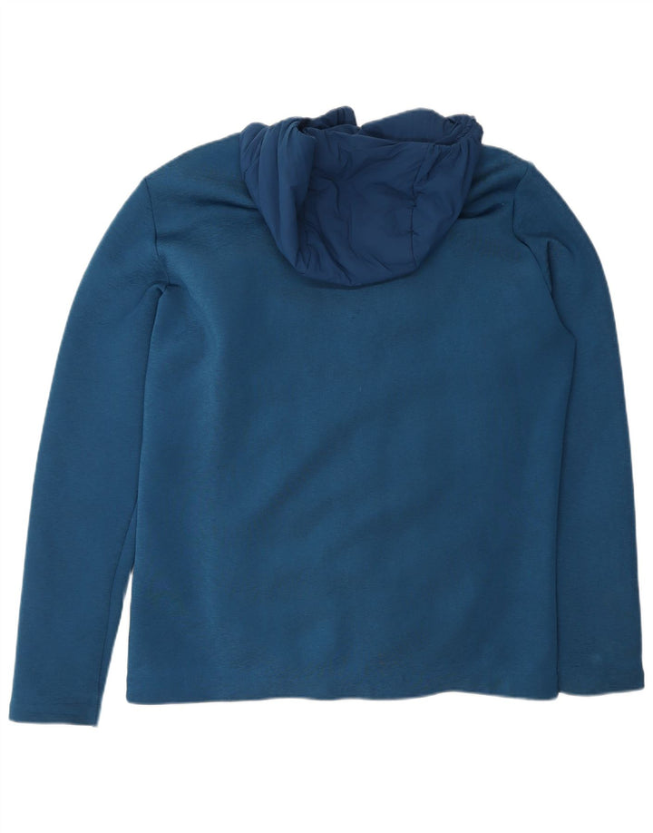 Jack Wolfskin Jachetă de vânt cu glugă pentru bărbați UK 36/38 Poliester albastru mic