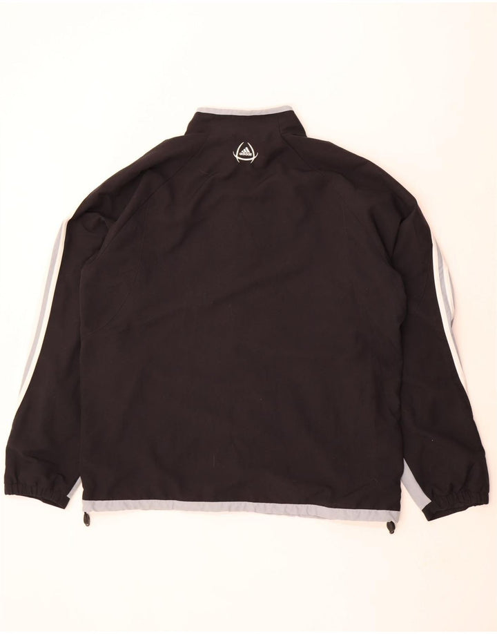 Jachetă de trening pentru bărbați Adidas Marea Britanie 46/48 XL Poliester color bloc negru