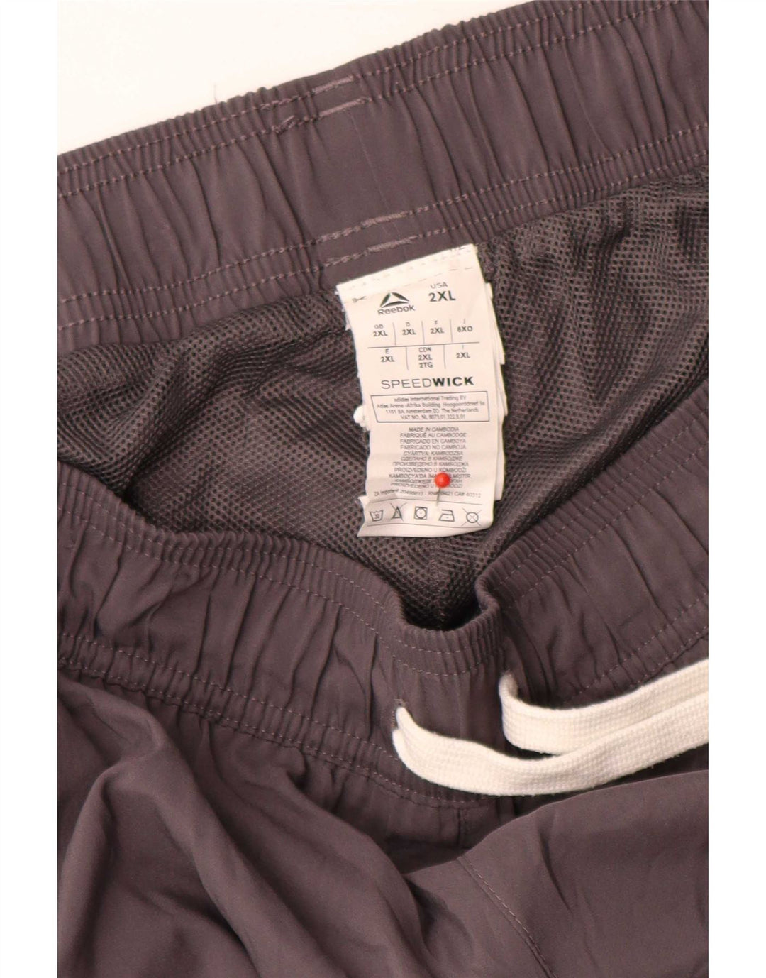 Pantaloni de trening Reebok Speedwick pentru bărbați, 2XL, poliester gri