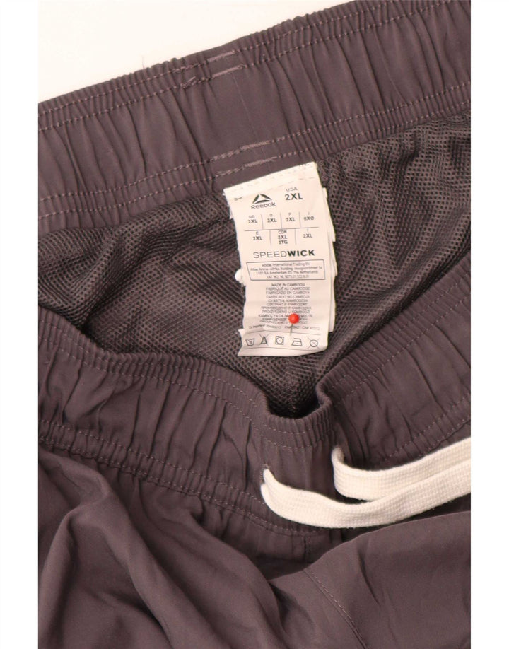 Pantaloni de trening Reebok Speedwick pentru bărbați, 2XL, poliester gri