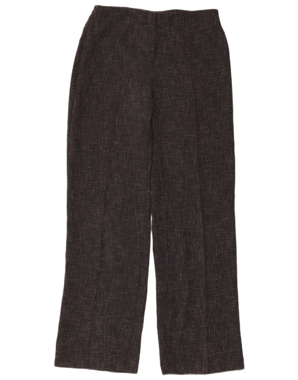 Pantaloni casual drepti pentru femei Marks & Spencer UK 12 Medium W32 L33 Gri
