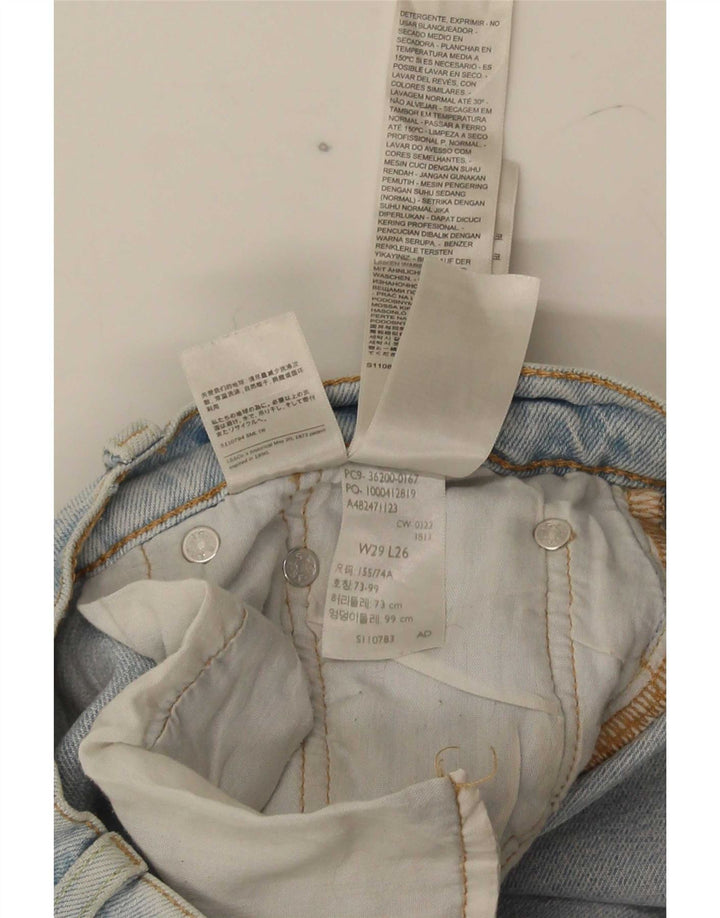 Blugi tăiați pentru bărbați Levi's 501 W29 L26 Bumbac albastru