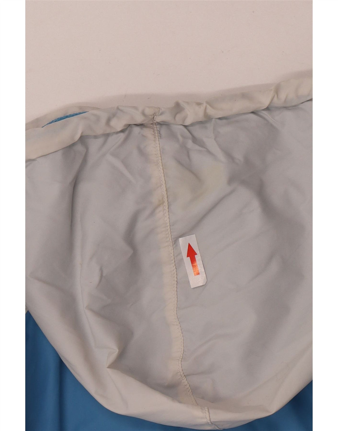 Jachetă de ploaie cu glugă Nike pentru femei Marea Britanie 10/12, albastru mediu, nailon color bloc
