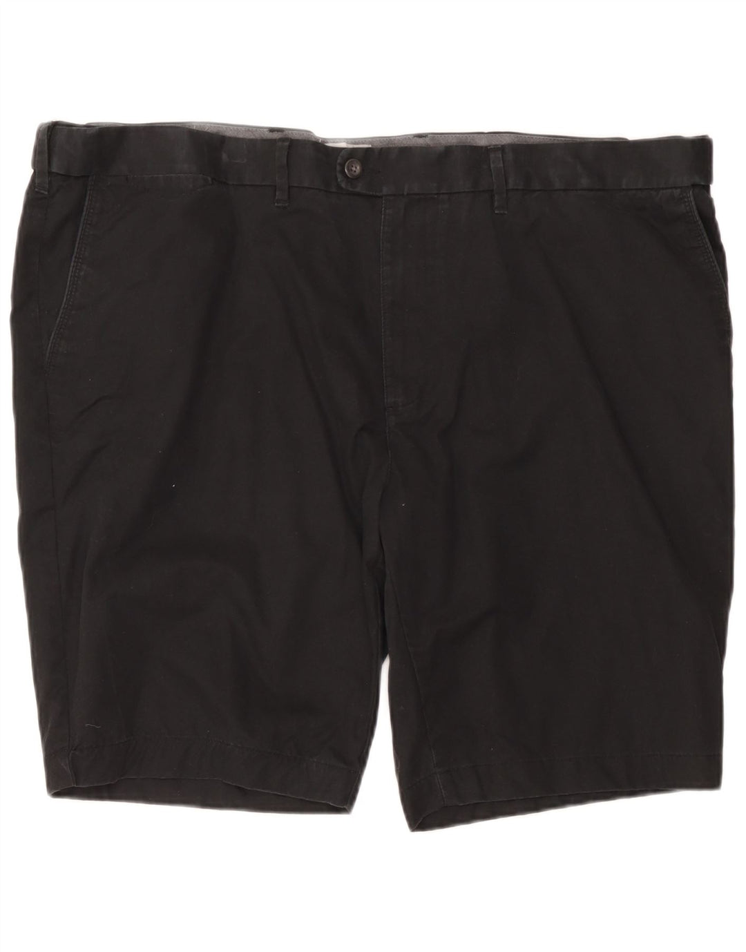 Pantaloni scurți chino pentru bărbați Marks & Spencer, cu ajustare normală, W48 4XL, bumbac negru