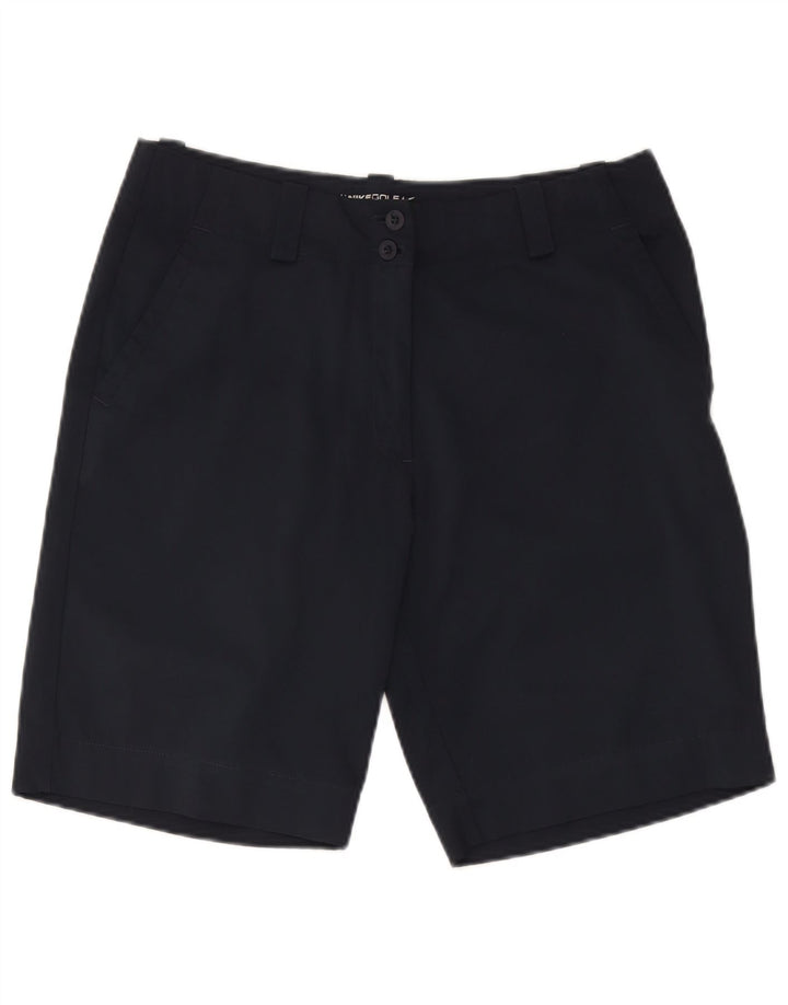 Pantaloni scurți chino de golf Nike pentru femei UK 14 Medium W34 Poliester bleumarin